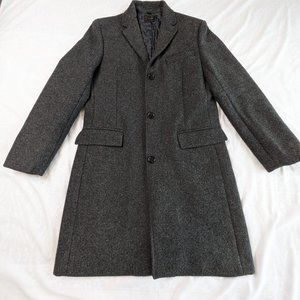 J Crew Wool Top Coat Grey 38R